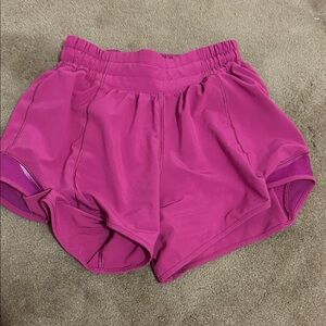lululemon athletica Fuchsia Athletic Shorts length: 4”